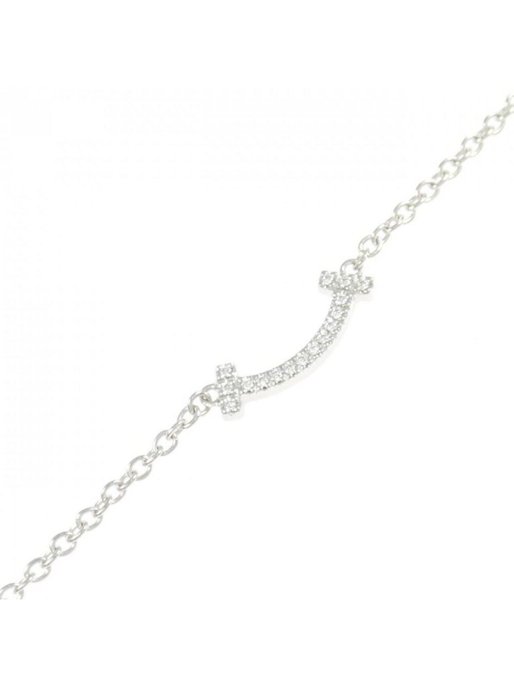 Tiffany & Co T Smile Mini Bracelet - Picture 1 of 4
